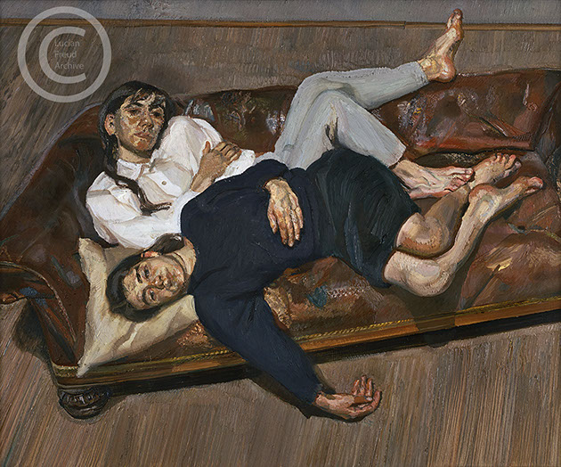 "Bella-and-Esther"-1988-Oil on canvas-73.7cmx88cm