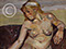 Lucian-Freud-"Girl-Holding-Her-Foot"-1985-1986-Oil-on-Canvas-18.2cmx15cm