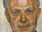 Lucian Freud "A Poet" 1957-1958 Oil on Canvas 33cm x 21