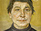 Lucian Freud "A Woman Painter" 1954 Oil on Canvas 40.6cm x 35