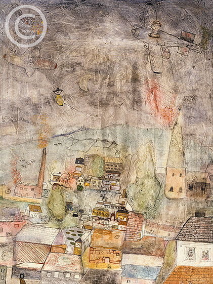 Painting by Lucian Freud 1930's Early work