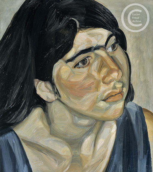 Lucian Freud "Annie" 1962 Oil on Canvas 81cm x 71cm