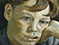 Lucian Freud "Boy's Head" 1952 Oil on Canvas 22cmx16cm