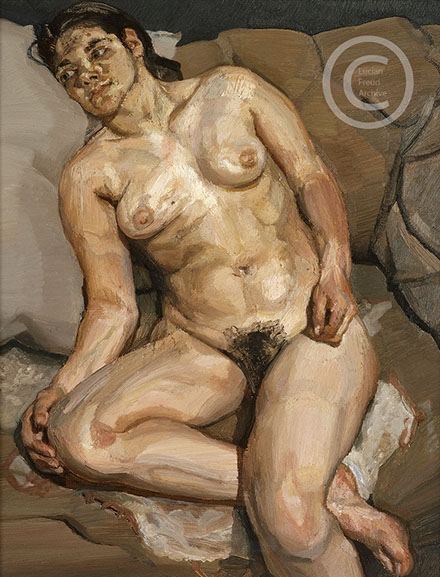 Lucian-Freud-"Esther"-1980-Oil-on-Canvas-48.9cmx38