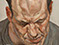 Lucian Freud "Frank Auerbach" 1975-1976 Oil on Canvas 40cmx26cm