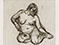 Lucian Freud "Girl Holding Her Foot" 1985 Etching (ed of 50) 69cmx54cm