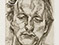 Lucian Freud "Head of a Man" 1986-1987 Etching (ed of 20) 22.6cmx18.3cm
