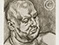 Lucian Freud "Head of a Man" 1992 Etching (ed of 20) 22.2cmx20.3cm