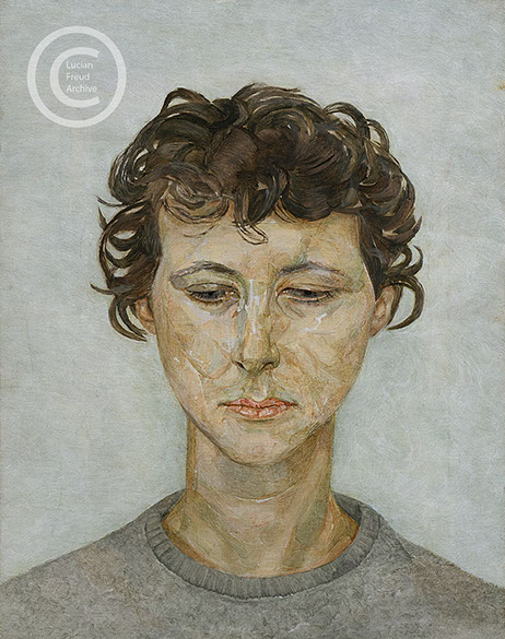 Lucian Freud "Head of a Woman"  1950  Oil on Canvas  45cm x 35cm