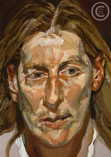 "Head of a Woman" 1988-1990 Oil on Canvas 34.2cmx24.2cm