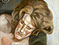 Lucian Freud "Head on a Green Sofa" 1960-1961 Oil on Canvas 91.5cm x 91cm
