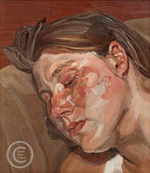 Lucian Freud "Ib" 1983-1984 Oil on Canvas 30.5cm x 35cm
