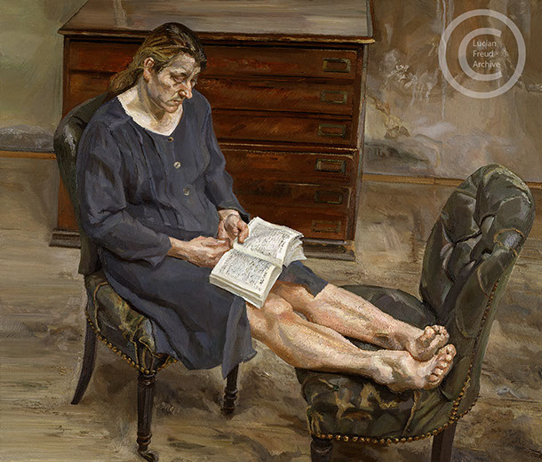 "Ib Reading" 1997 Oil on Canvas 133cmx158.2cm