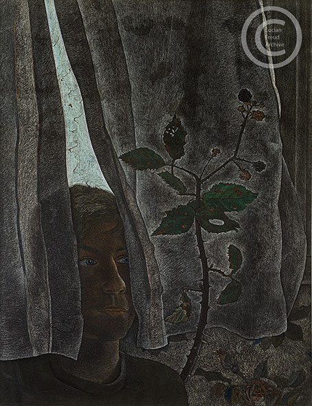 Lucian Freud 'Interior Scene' 1948 Pastel on Paper 48.2cmx57.1cm