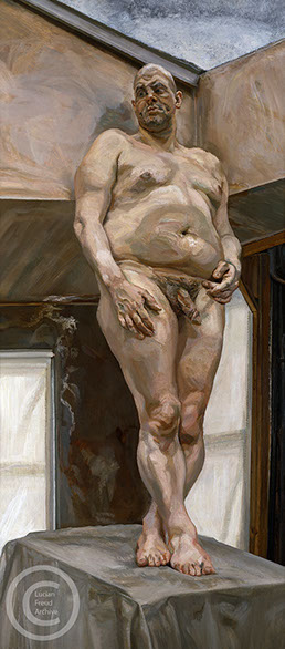 "Leigh Under the Skylight" 1994 Oil on Canvas 297.2cmx120.7cm