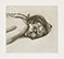 Lucian Freud "Man Resting" 1988 Etching (ed of 30) 36.9cmx41cm