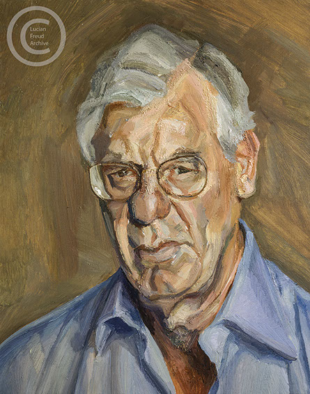 "New Yorker in a Blue Shirt" 2005 71cmx55.8cm