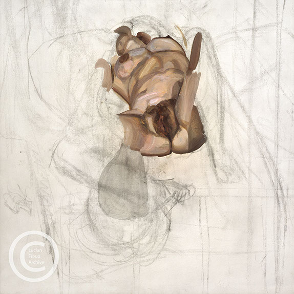 Lucian Freud "Portrait, Fragment" 1971 Oil on Canvas 61cmx61cm