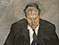 Lucian Freud "Portrait of a Man" 1971-1972 Oil on Canvas 68.5cmx68cm