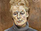 Lucian Freud 'Portrait of a Woman' 1990-1991 Pastel on Paper 61.3cmx47.9cm