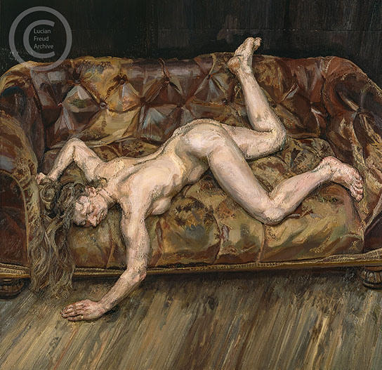 "Portrait on Red Sofa" 1993-1994 Oil on Canvas 132cmx132cm