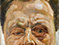 Lucian Freud "Self Portrait with a Black Eye" 1969-1970 Oil on Canvas 18.8cmx14cm
