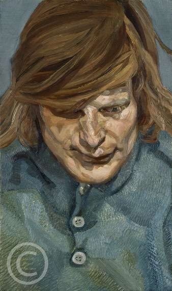 Lucian-Freud-"Small-Head"-1973-1974-1981-Oil-on-Canvas-26.3cmx15cm