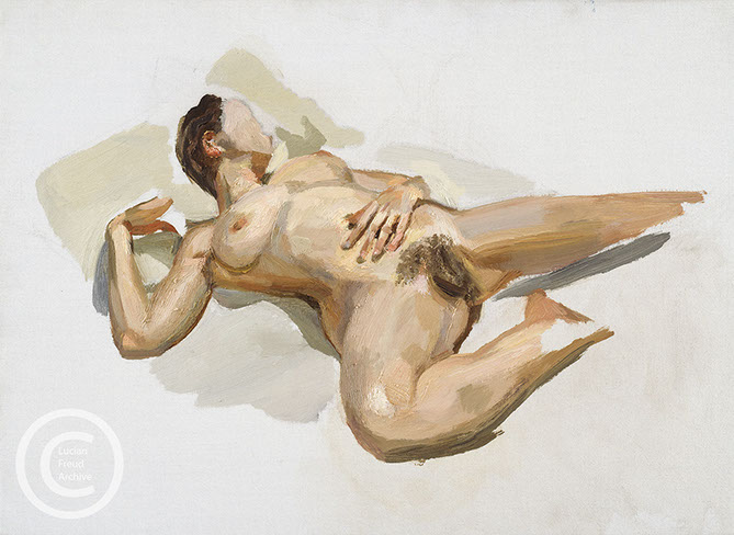 "Small Naked Portrait" 2005 Oil on Canvas 40.6cmx55.8cm