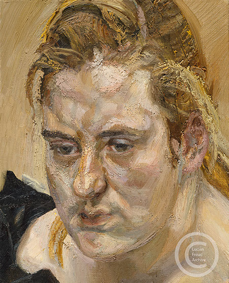 "Susie" 1988 Oil on Canvas 27.2cm x 22cm