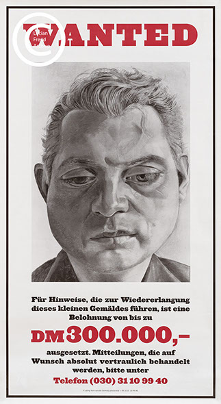 Lucian Freud 'Wanted' 2001 Colour Litho 153.3cm x 84cm