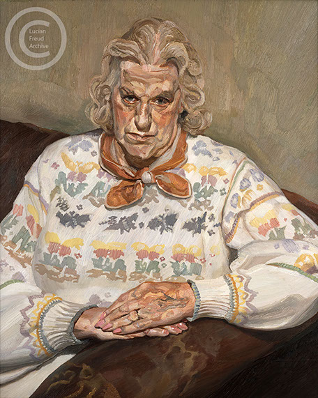 "Woman in a Butterfly Jersey" 1990-1991 Oil on Canvas 100.3cmx81.3cm